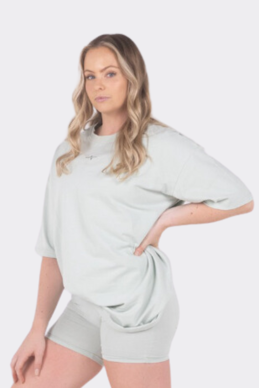 Oversized Mint Top