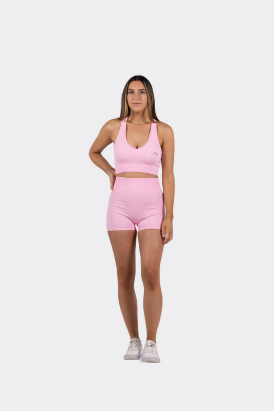 Lush Pink Short Set