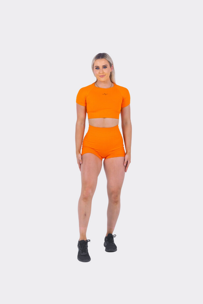 Sleeved Mandarin Short Set