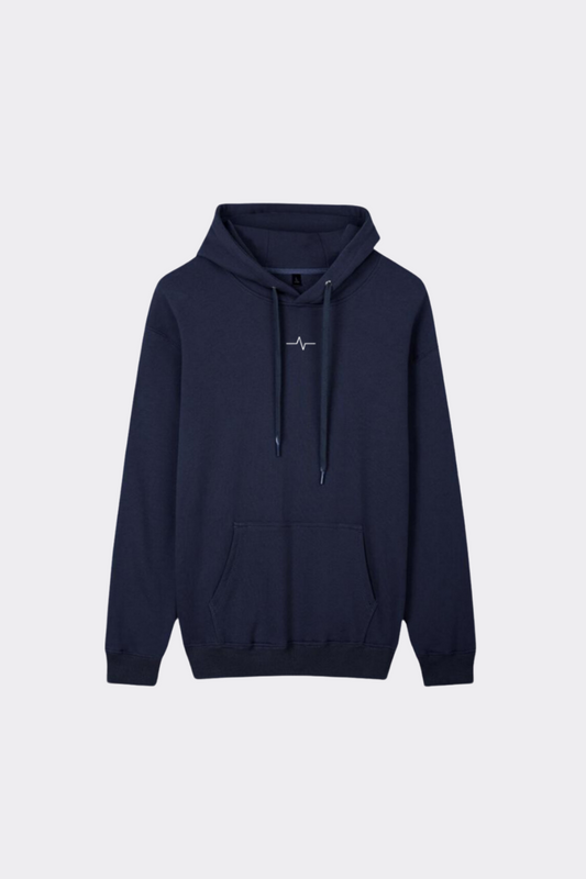 Luxe Navy Hoodie