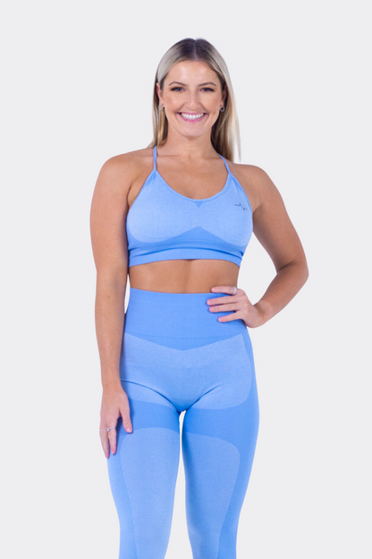 Alive Blue Seamless Bra