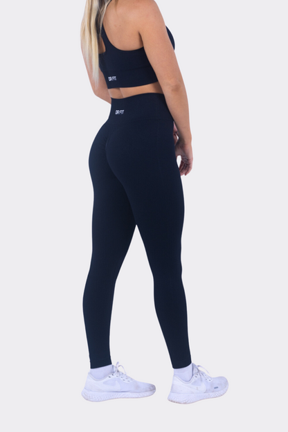 Cris Cross Black Leggings