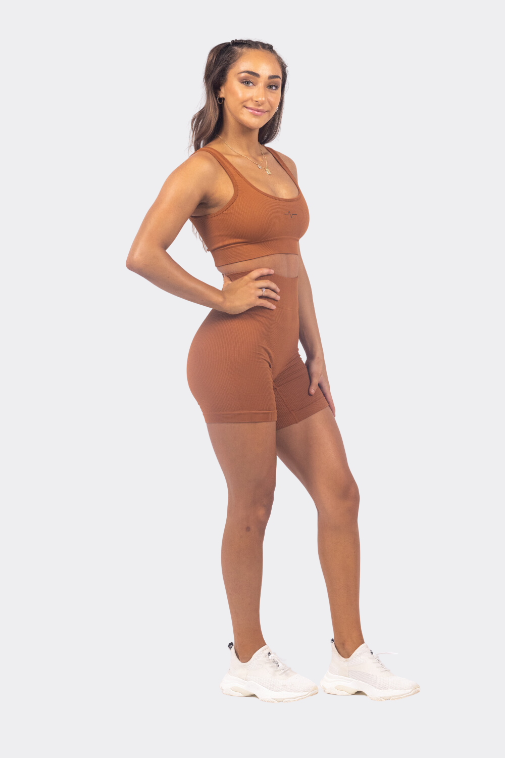 Vintage Tan Short Set