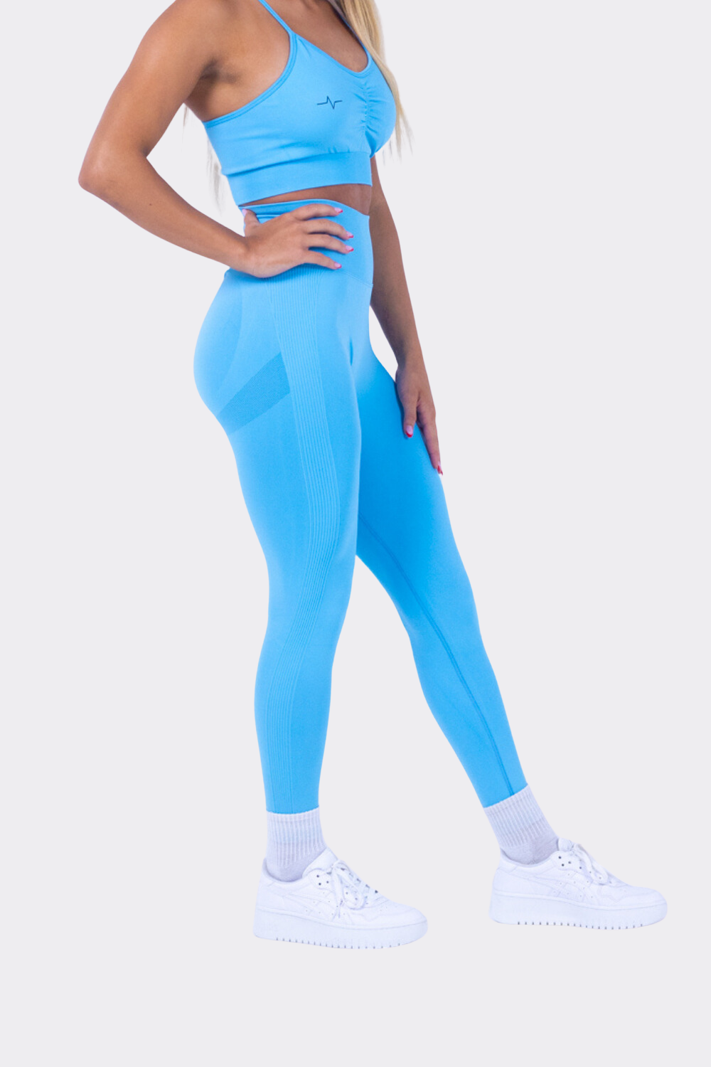 Scrunchy Electric Blue Leggings