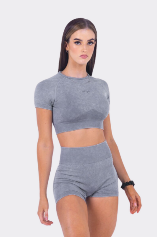 Sleeved Grey Top