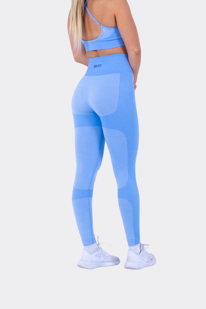 Alive Blue Seamless Leggings